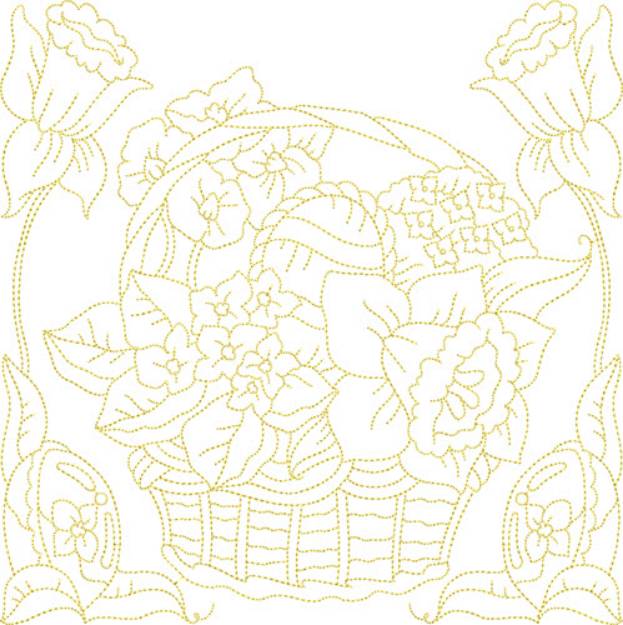 Picture of Easter Quilt Blocks Machine Embroidery Design