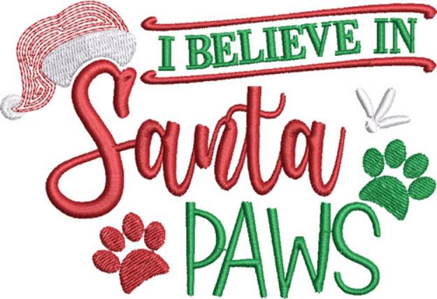 Picture of Santa Paws Machine Embroidery Design