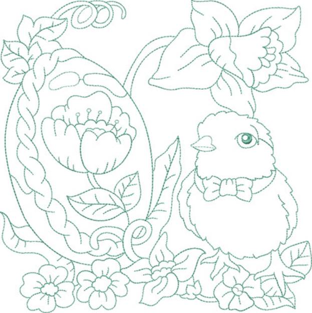 Picture of Easter Quilt Blocks Machine Embroidery Design