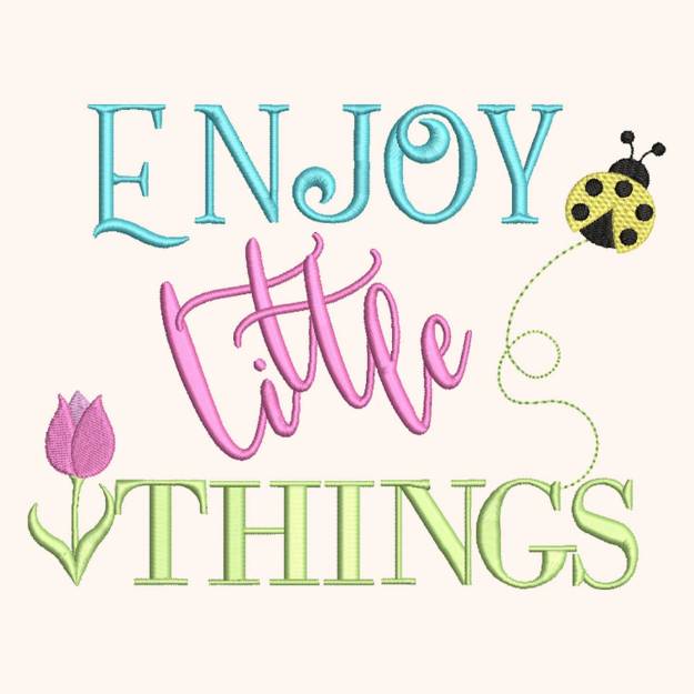 Picture of Enjoy Little things Embroidery Project Pack