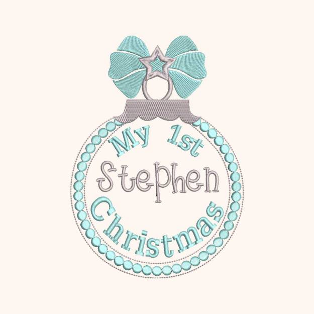 Picture of My 1st Stephen Christmas Embroidery Project Pack