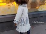 Picture of Antique Wool Coat for 14 inch Doll Machine Embroidery Design