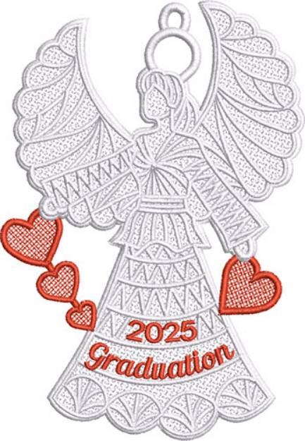 Picture of Graduation 2025  FSL Angel Machine Embroidery Design